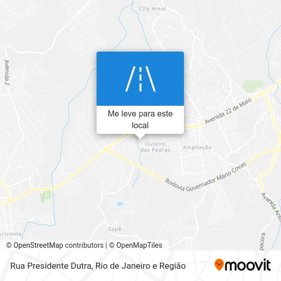 Rua Presidente Dutra mapa