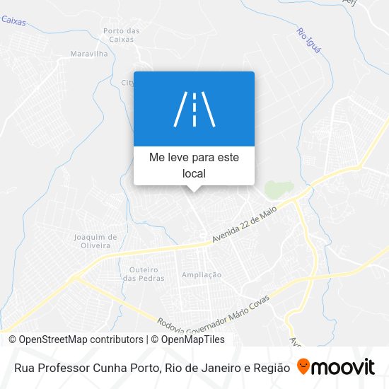 Rua Professor Cunha Porto mapa