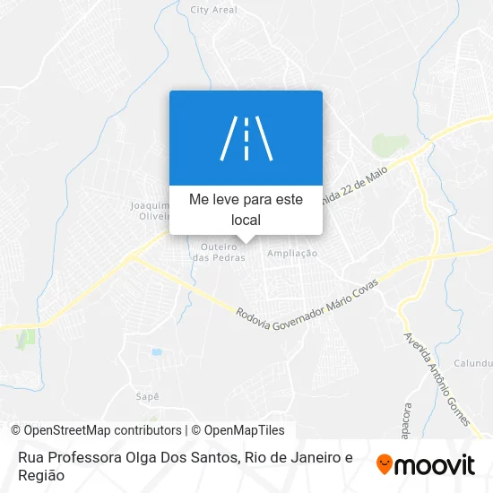 Rua Professora Olga Dos Santos mapa