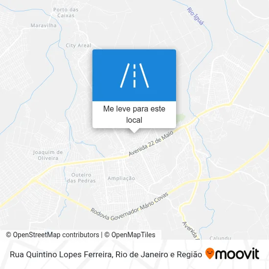 Rua Quintino Lopes Ferreira mapa