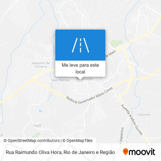 Rua Raimundo Oliva Hora mapa