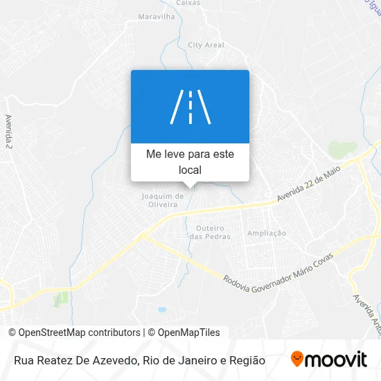 Rua Reatez De Azevedo mapa