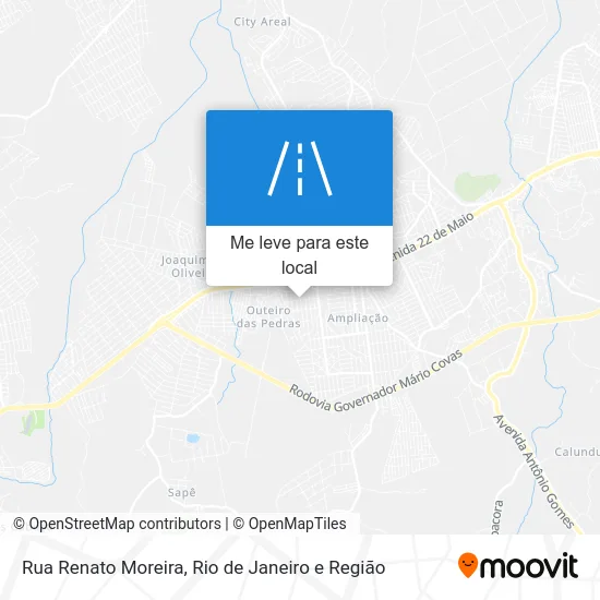 Rua Renato Moreira mapa