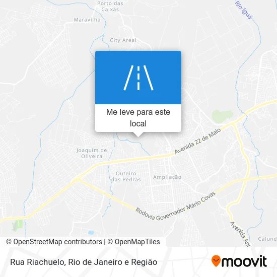 Rua Riachuelo mapa