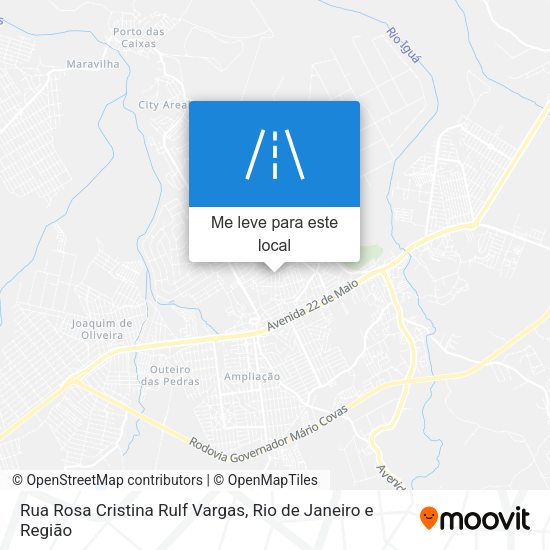 Rua Rosa Cristina Rulf Vargas mapa