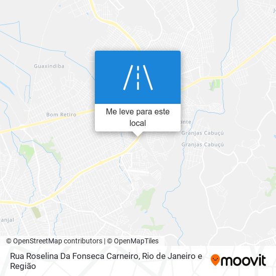 Rua Roselina Da Fonseca Carneiro mapa