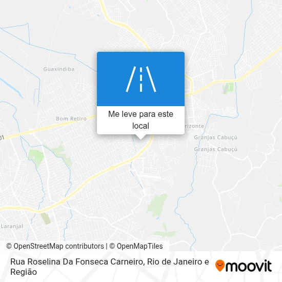Rua Roselina Da Fonseca Carneiro mapa