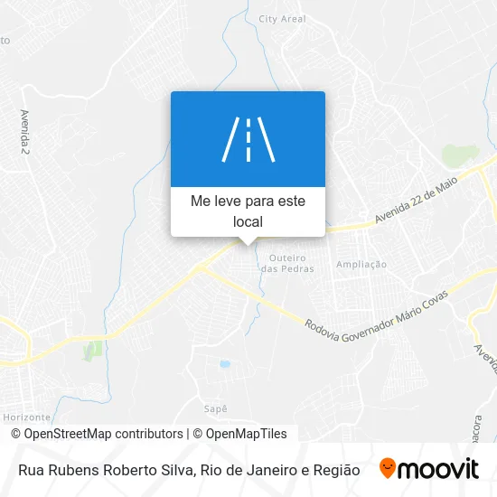 Rua Rubens Roberto Silva mapa