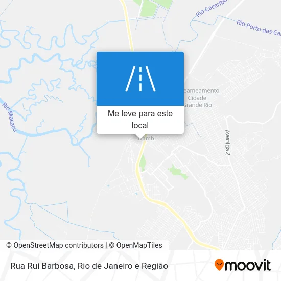 Rua Rui Barbosa mapa