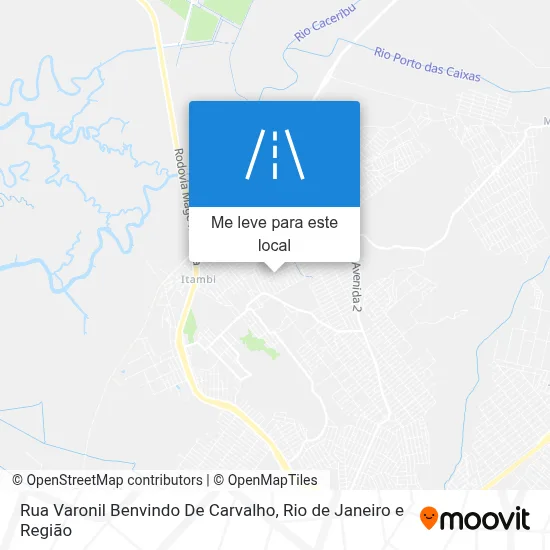 Rua Varonil Benvindo De Carvalho mapa