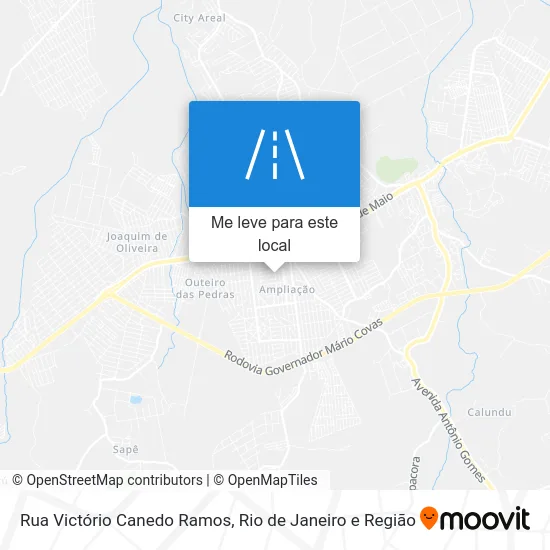 Rua Victório Canedo Ramos mapa