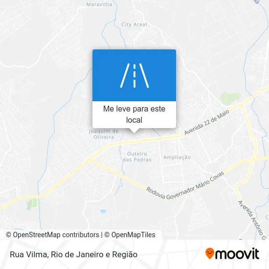 Rua Vilma mapa