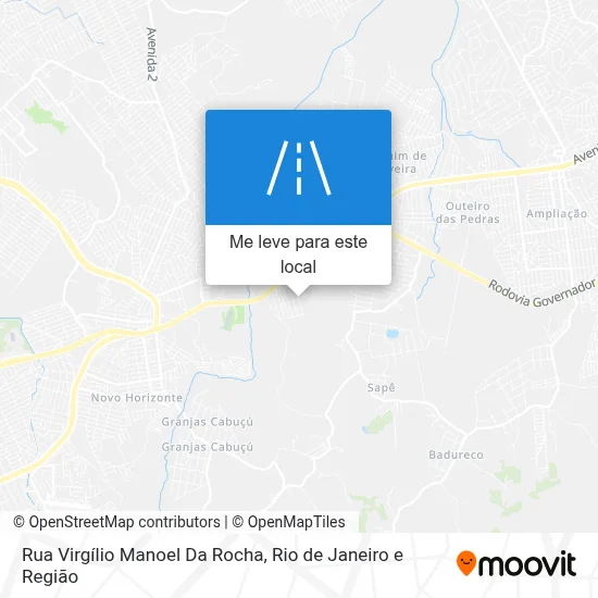Rua Virgílio Manoel Da Rocha mapa