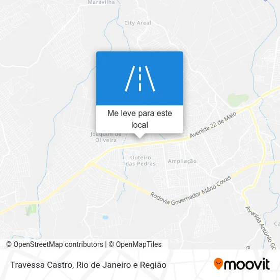Travessa Castro mapa