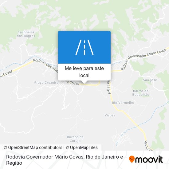 Rodovia Governador Mário Covas mapa