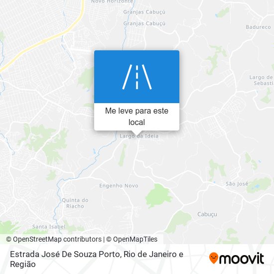 Estrada José De Souza Porto mapa