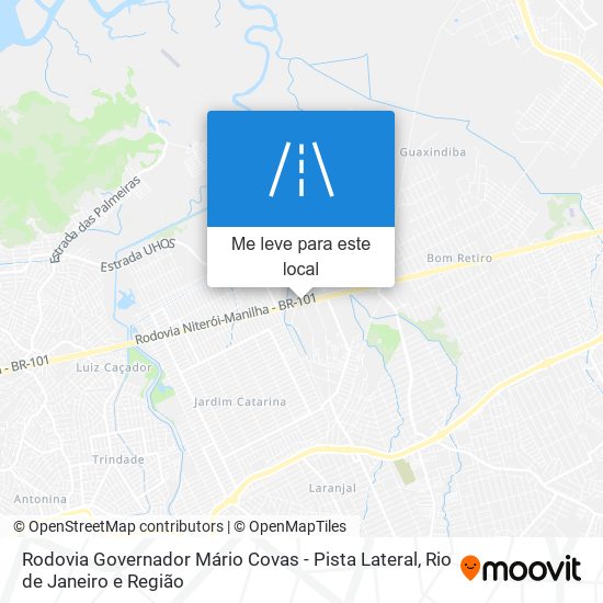 Rodovia Governador Mário Covas - Pista Lateral mapa