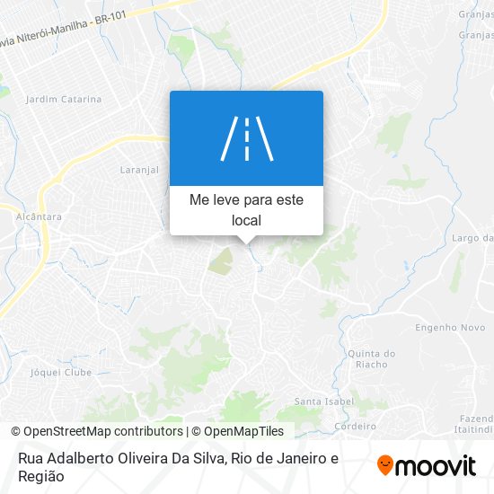 Rua Adalberto Oliveira Da Silva mapa