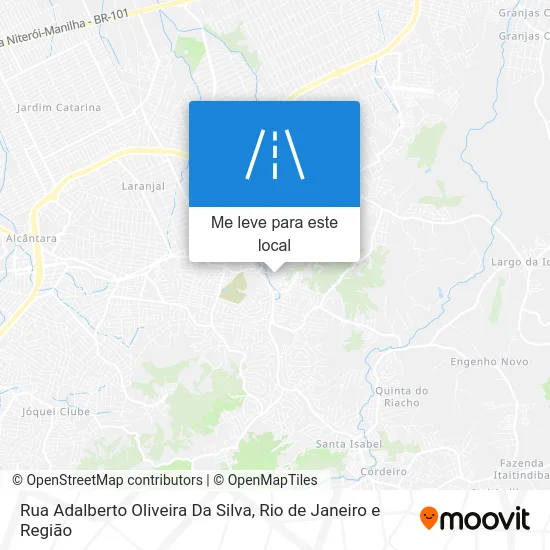 Rua Adalberto Oliveira Da Silva mapa