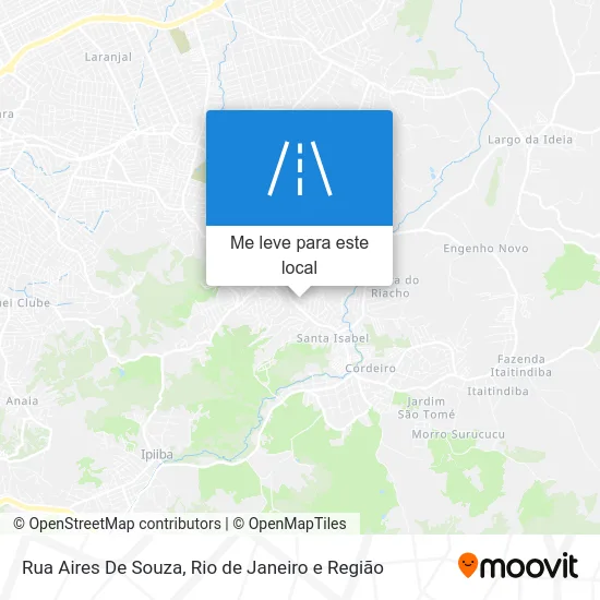 Rua Aires De Souza mapa