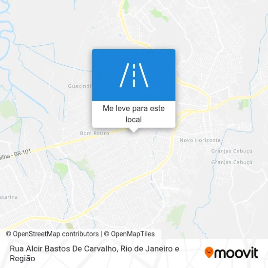 Rua Alcir Bastos De Carvalho mapa