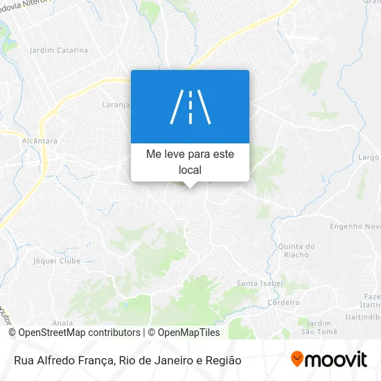 Rua Alfredo França mapa