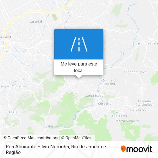 Rua Almirante Sílvio Noronha mapa