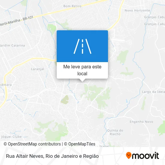 Rua Altair Neves mapa