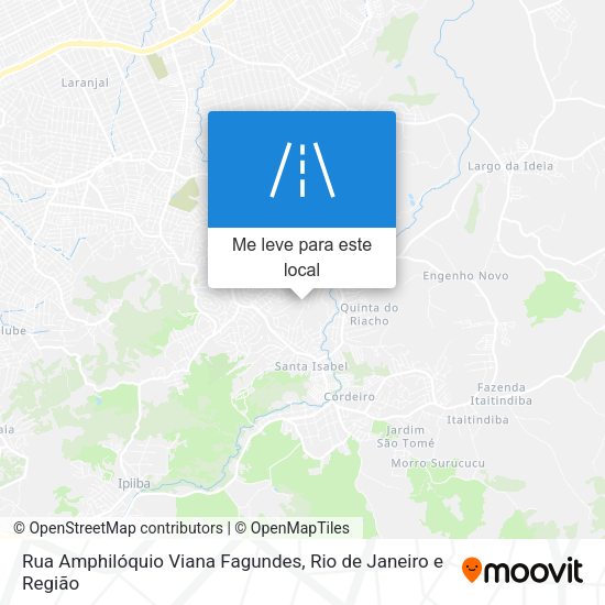 Rua Amphilóquio Viana Fagundes mapa