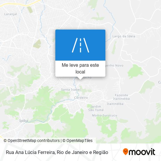 Rua Ana Lúcia Ferreira mapa