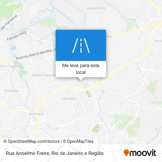 Rua Anselmo Freire mapa