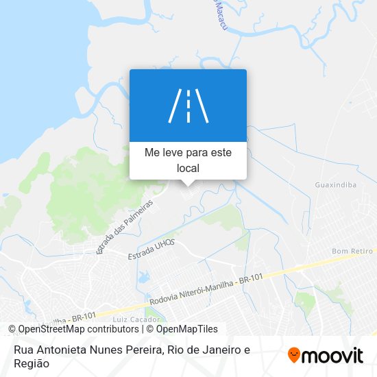 Rua Antonieta Nunes Pereira mapa