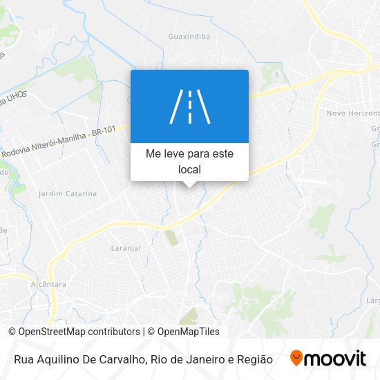 Rua Aquilino De Carvalho mapa