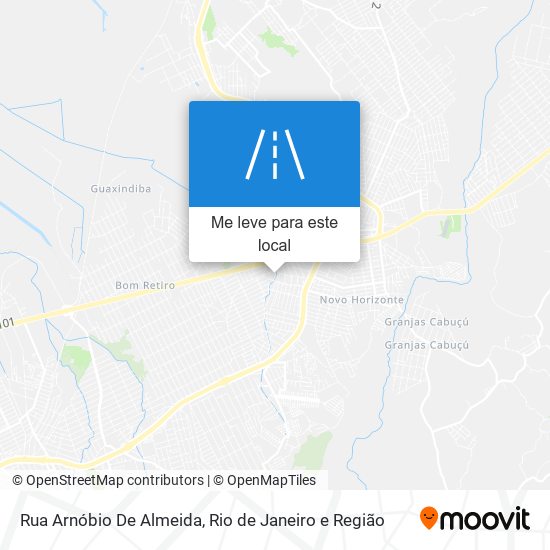Rua Arnóbio De Almeida mapa