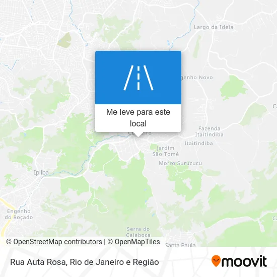 Rua Auta Rosa mapa