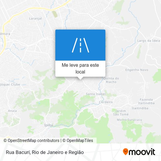 Rua Bacurí mapa