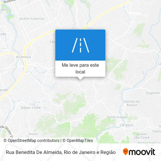 Rua Benedita De Almeida mapa