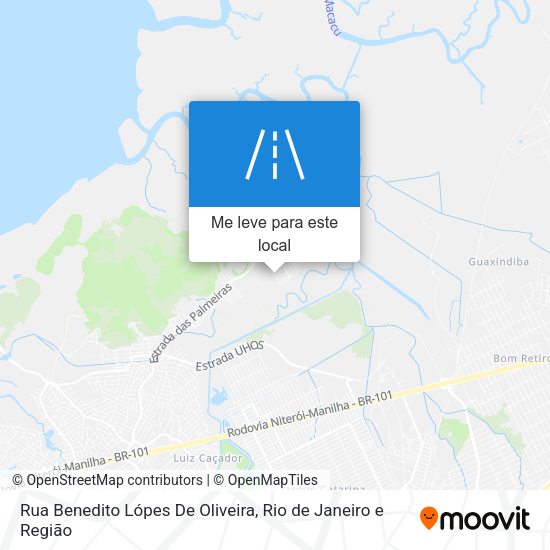 Rua Benedito Lópes De Oliveira mapa