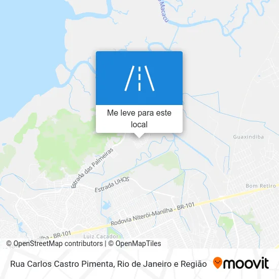 Rua Carlos Castro Pimenta mapa