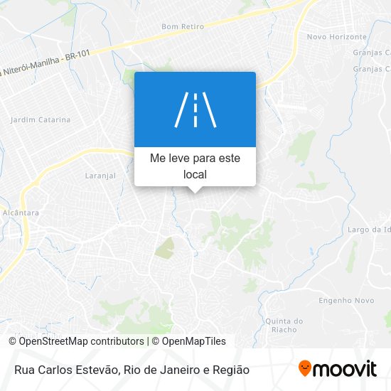 Rua Carlos Estevão mapa