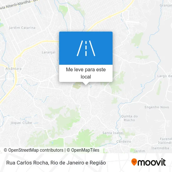 Rua Carlos Rocha mapa