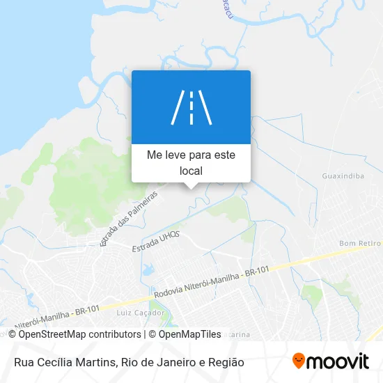 Rua Cecília Martins mapa