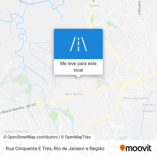 Rua Cinquenta E Três mapa