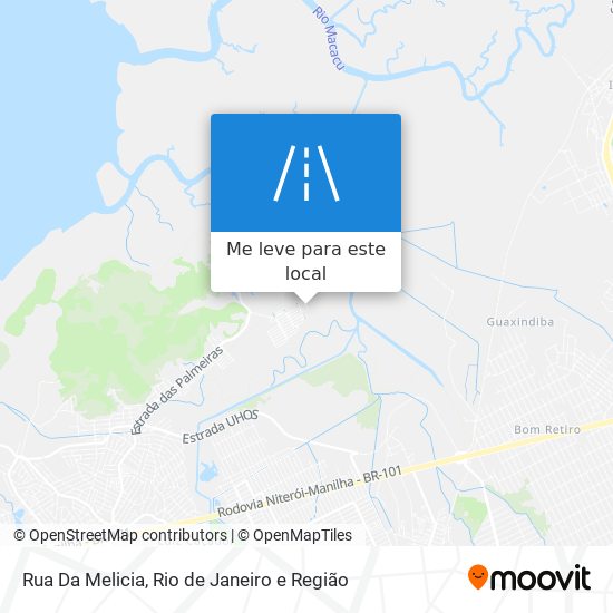 Rua Da Melicia mapa