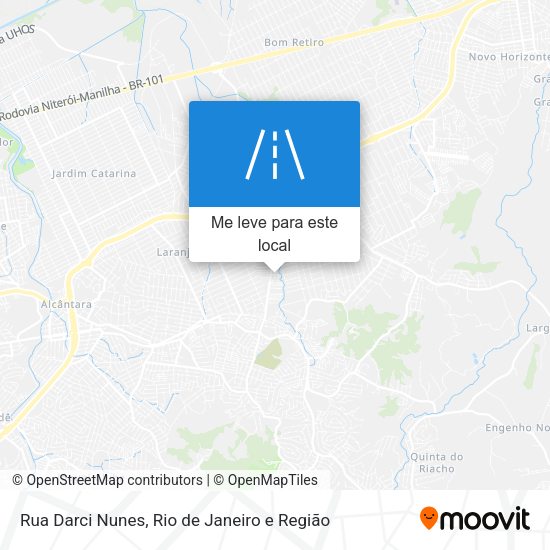 Rua Darci Nunes mapa