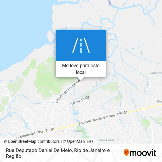 Rua Deputado Daniel De Melo mapa