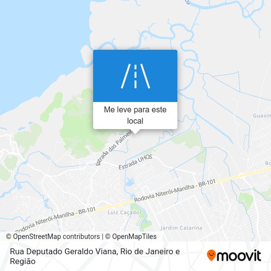 Rua Deputado Geraldo Viana mapa