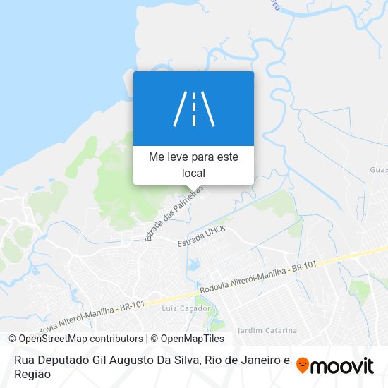 Rua Deputado Gil Augusto Da Silva mapa