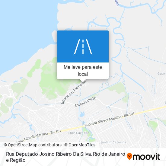 Rua Deputado Josino Ribeiro Da Silva mapa