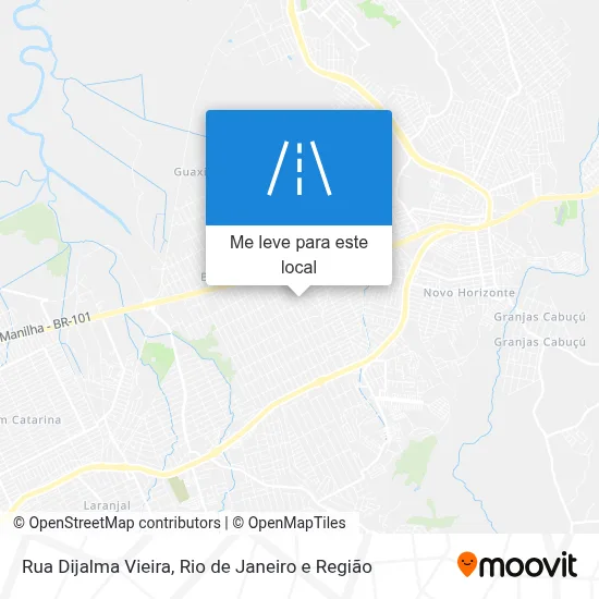 Rua Dijalma Vieira mapa